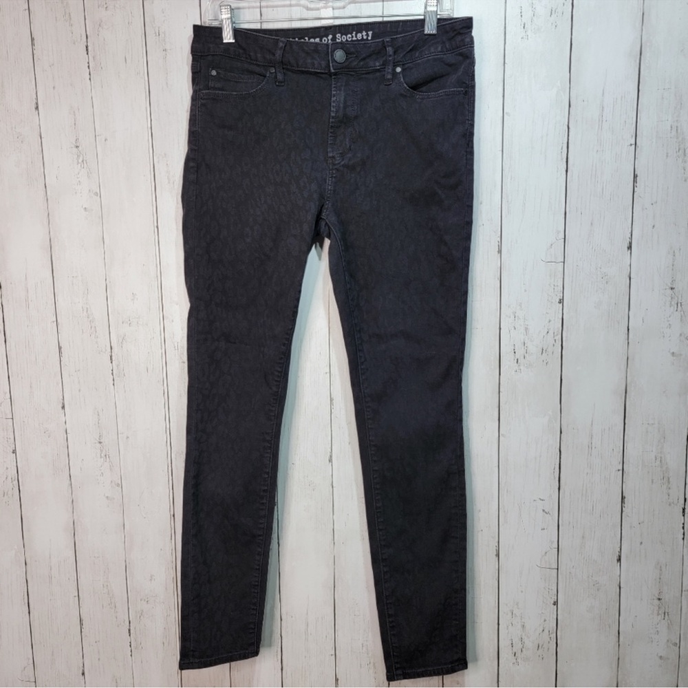 Articles of Society Women's Animal Print Skinny Jeans | 30
